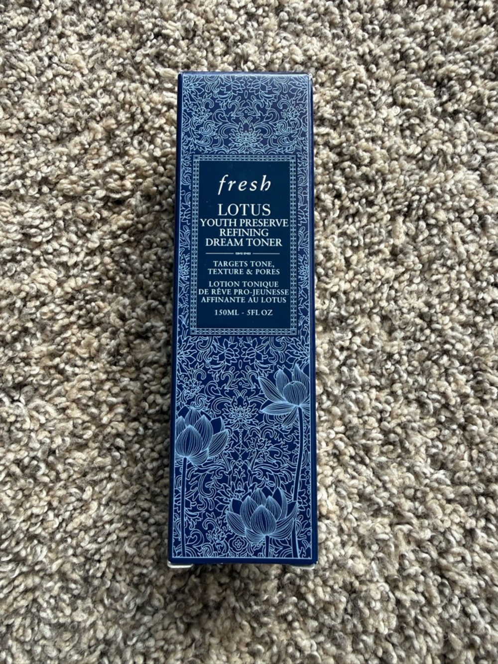 NEW Fresh Lotus Youth Preserve Exfoliating Face Toner